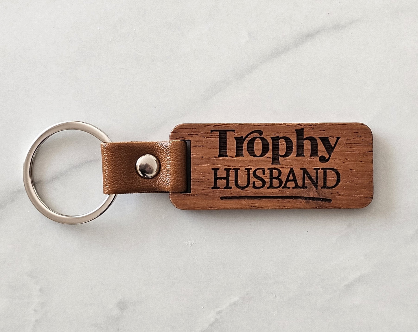 Father's Day Keyrings. Laser Engraved.