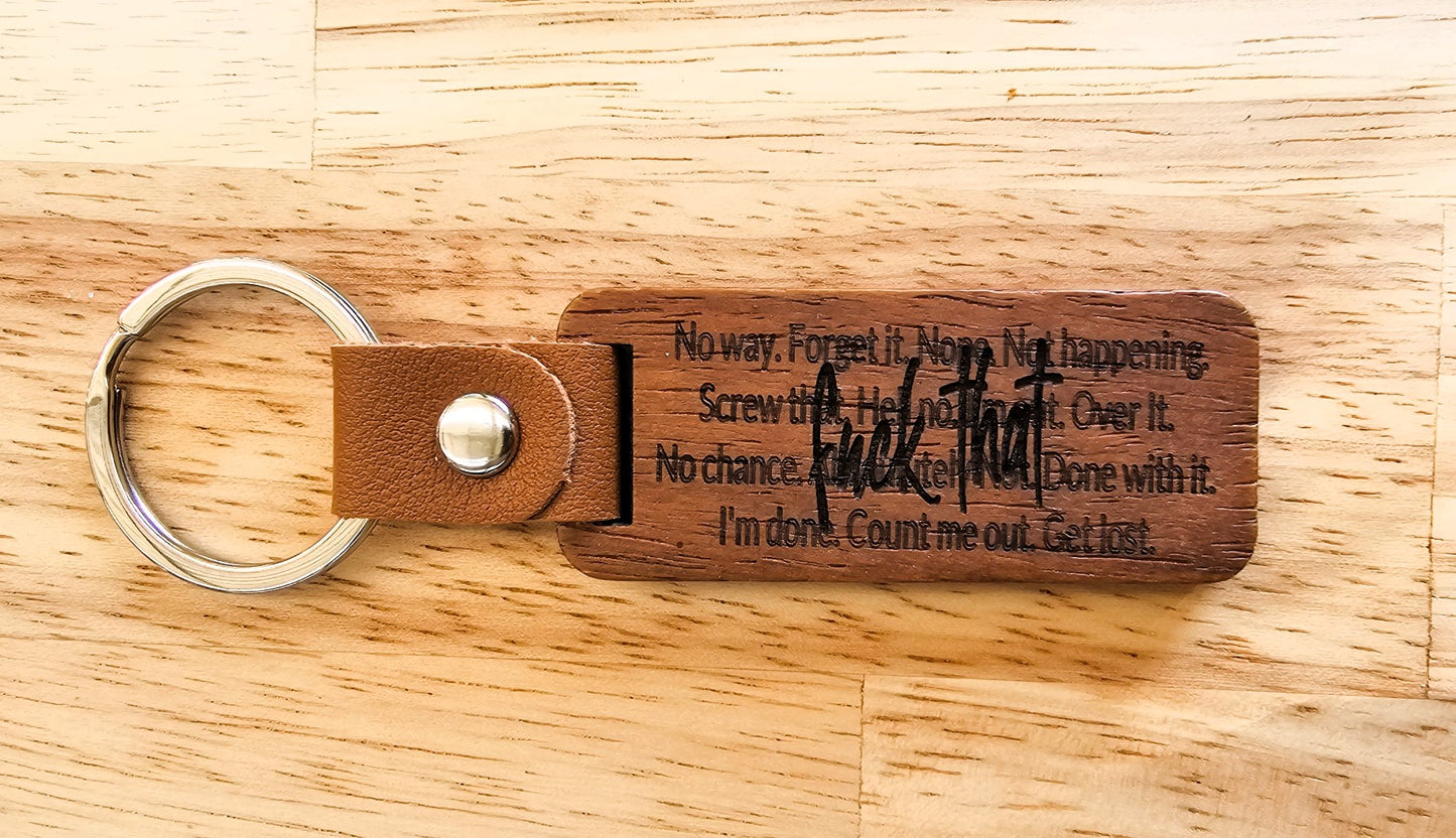 F That Keyring