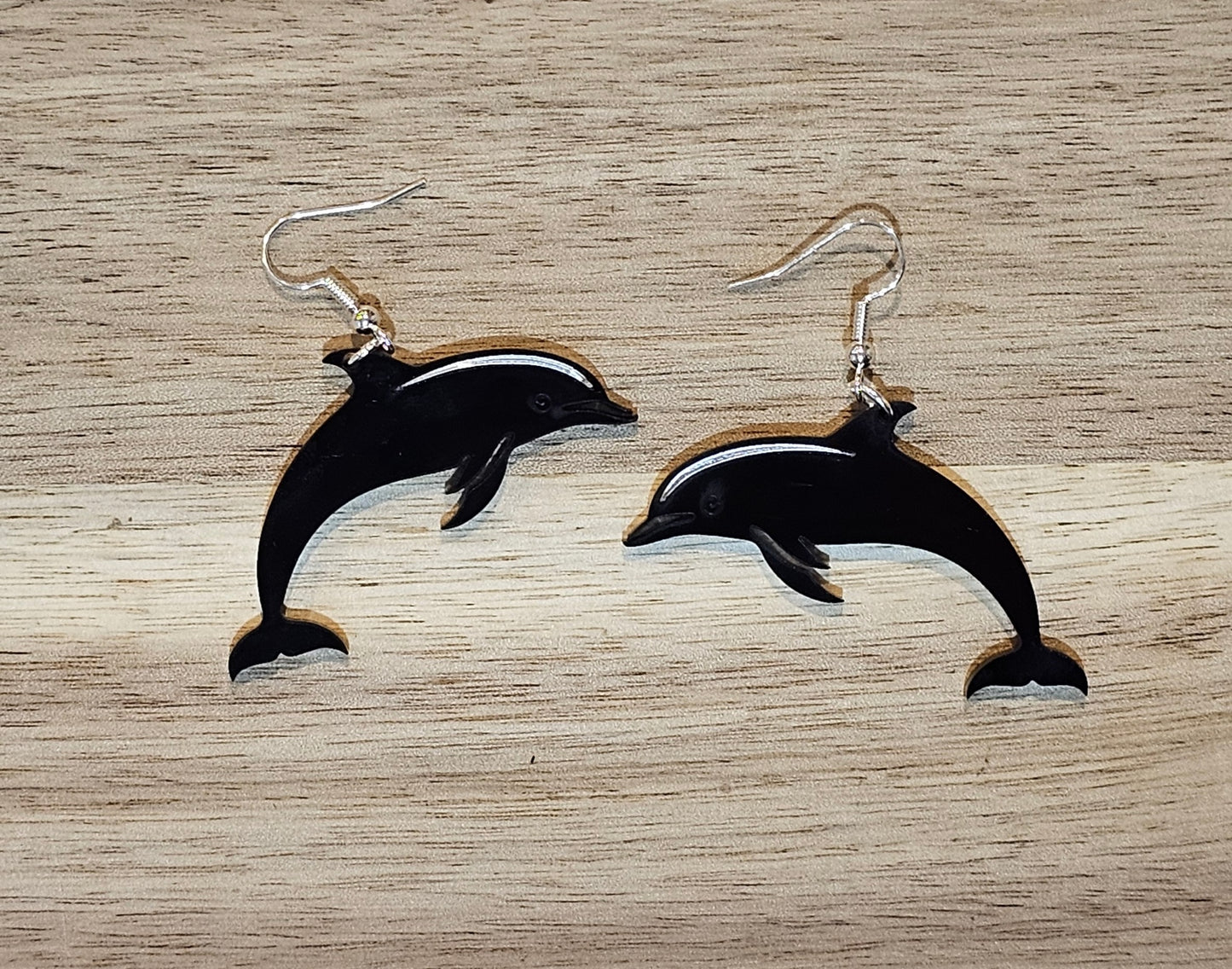 Dolphin Inlay Earrings