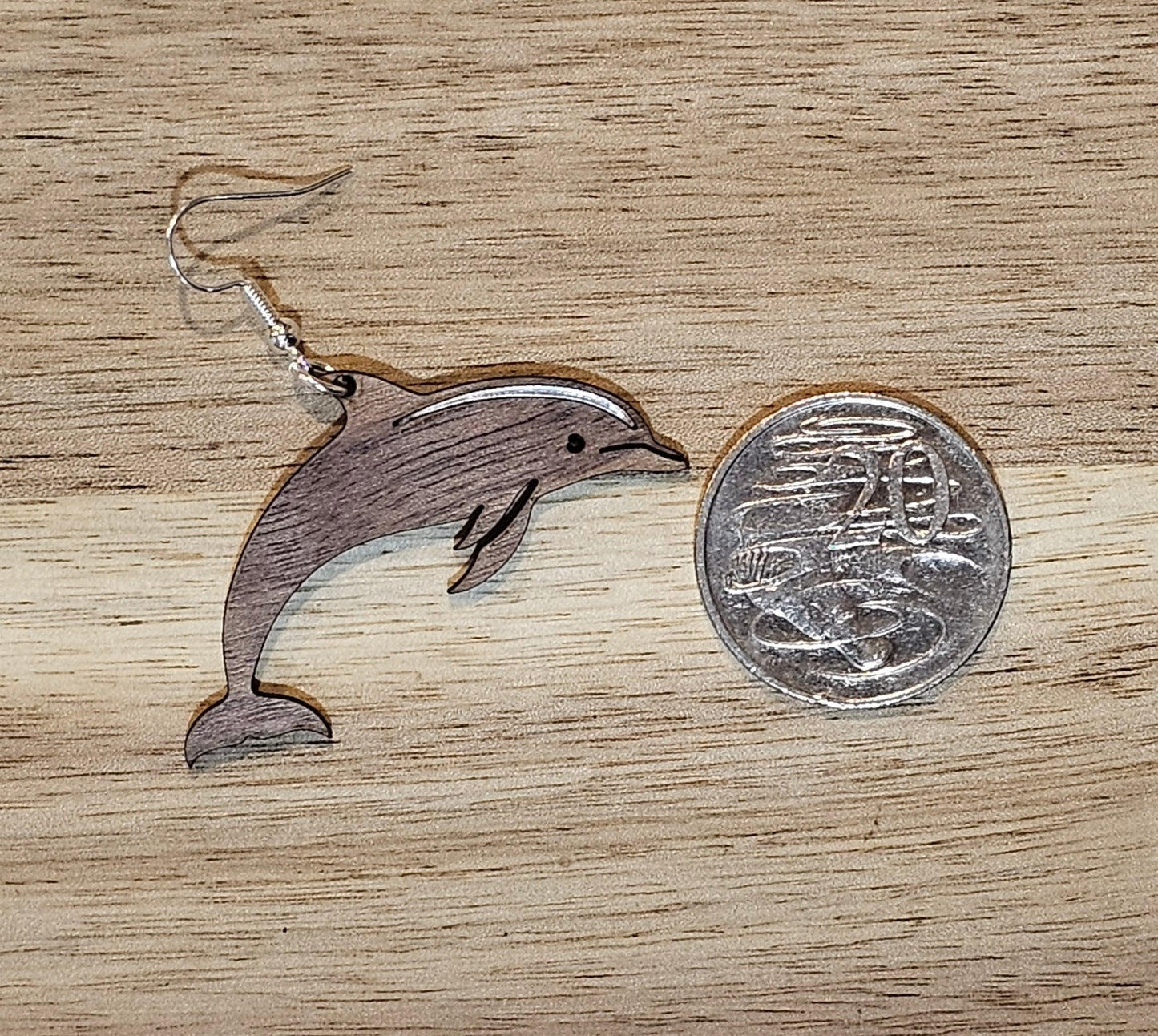 Dolphin Inlay Earrings