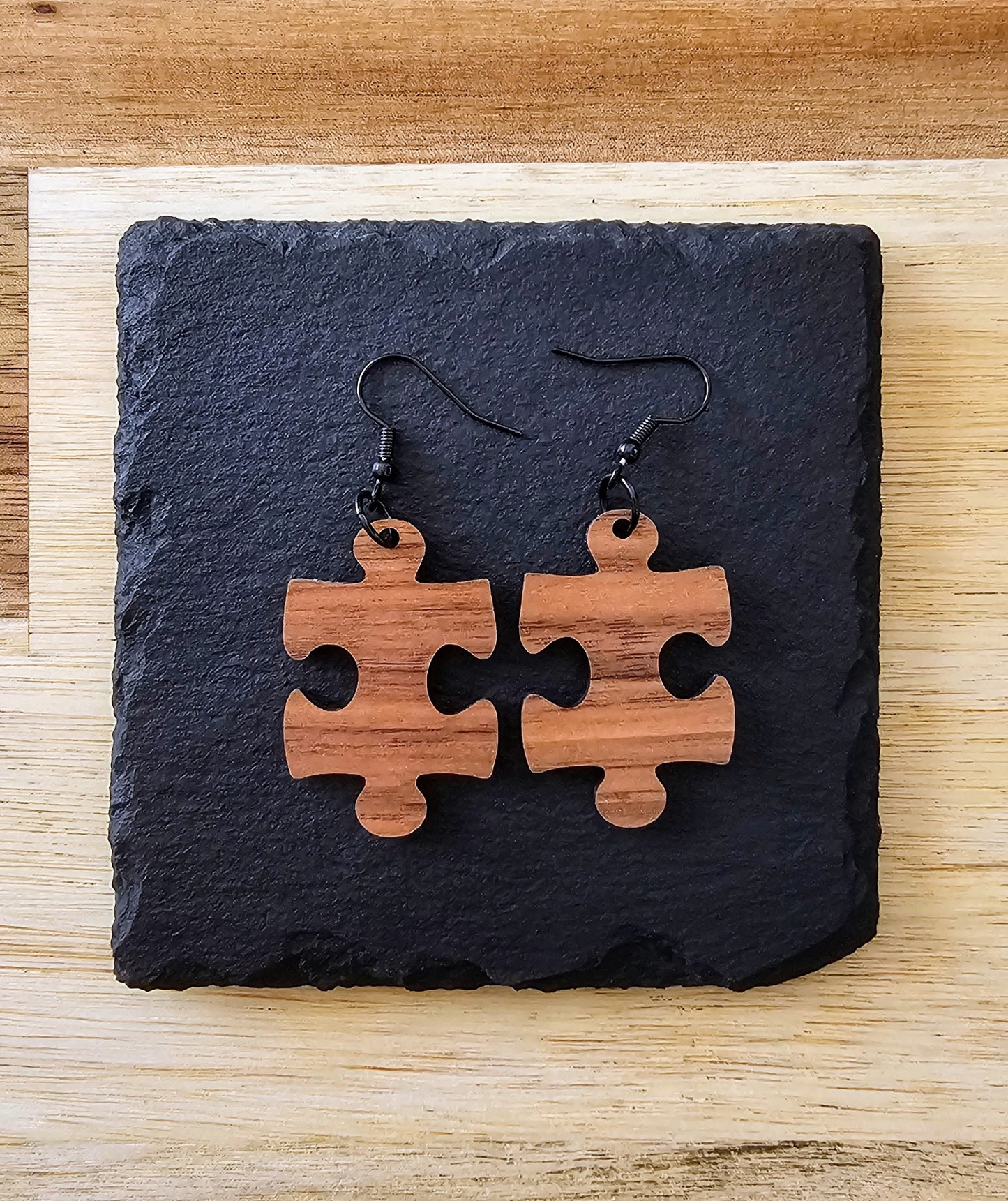 Puzzle Piece Earrings Small 30mm