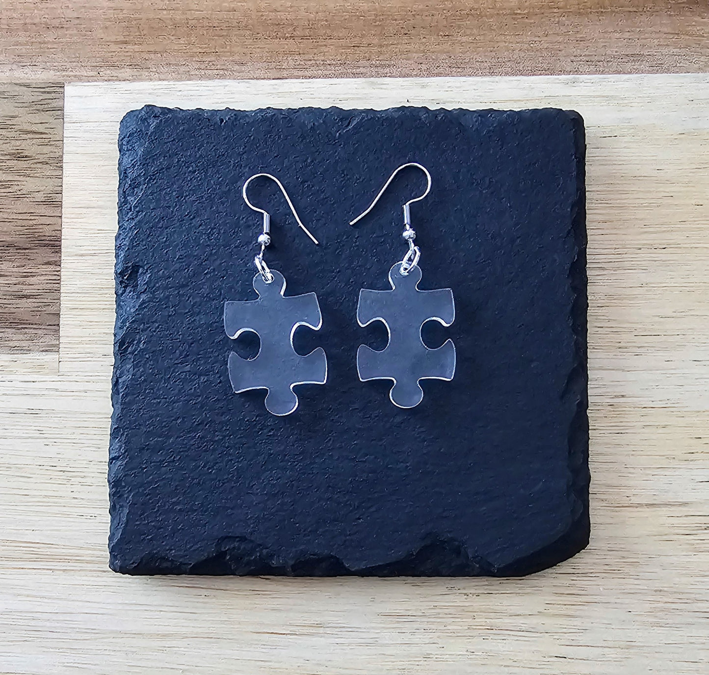 Puzzle Piece Earrings Small 30mm