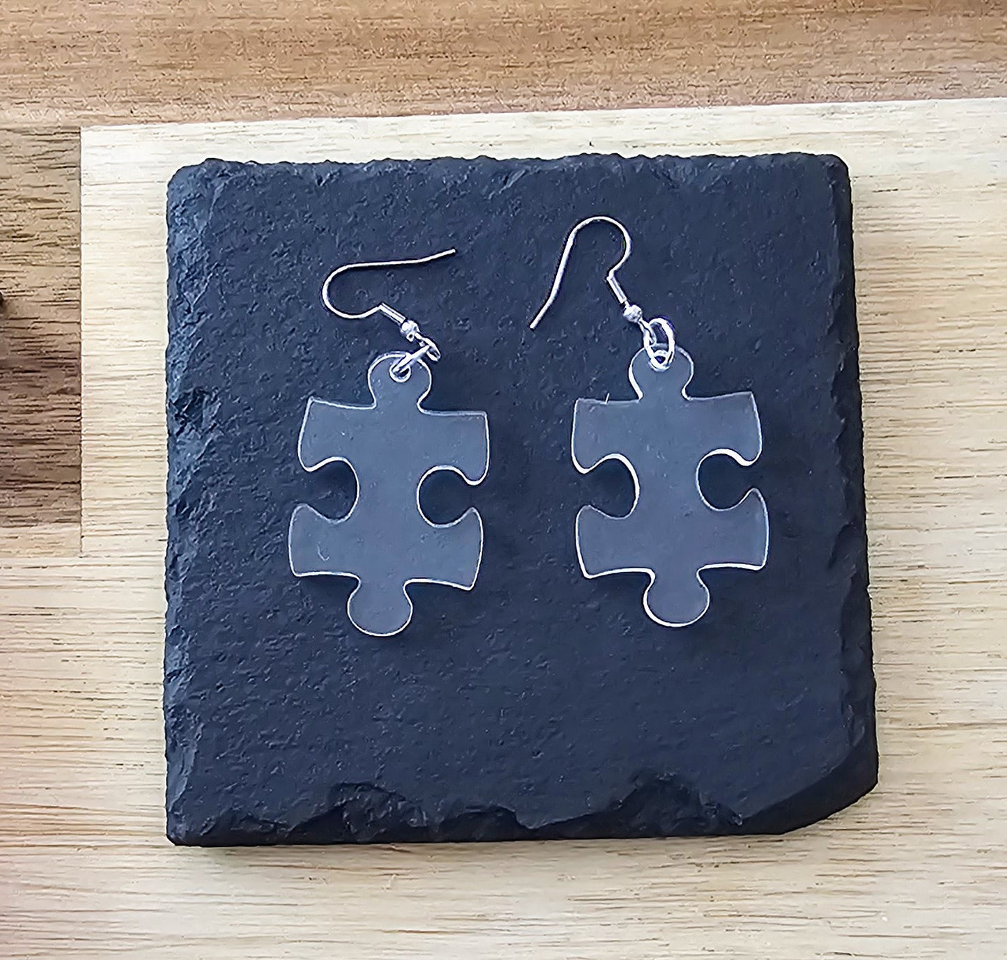 Puzzle Piece Earrings Small 30mm