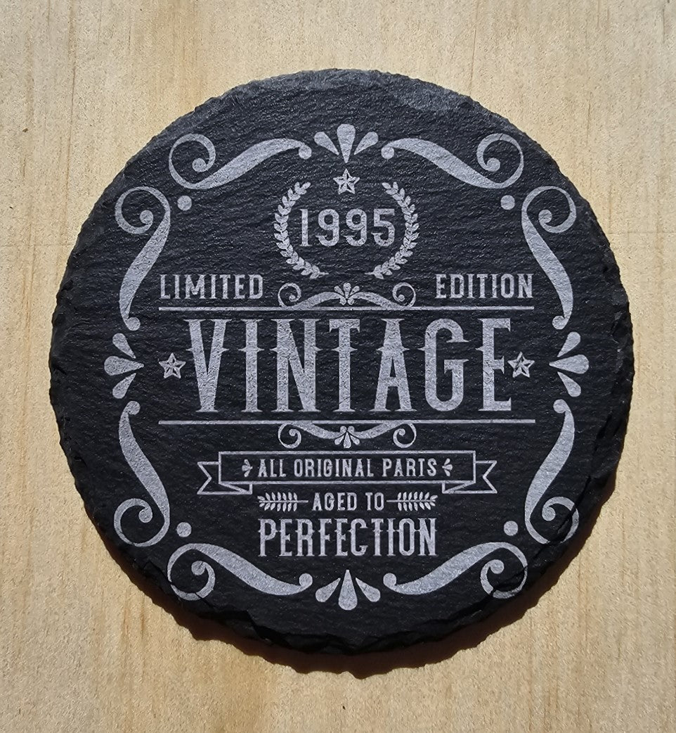 Milestone Slate Coasters β Celebrate in Style