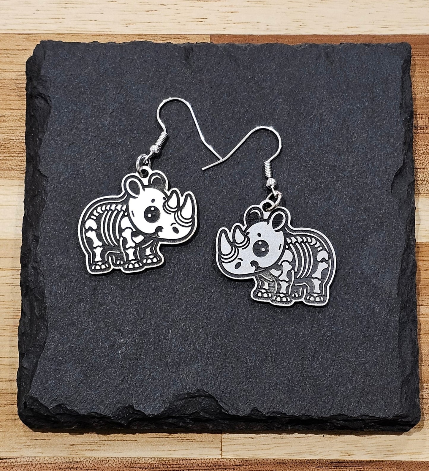 Animal Skeleton Halloween Earrings