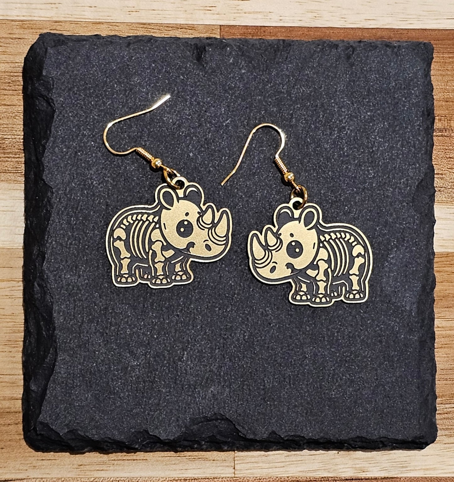 Animal Skeleton Halloween Earrings