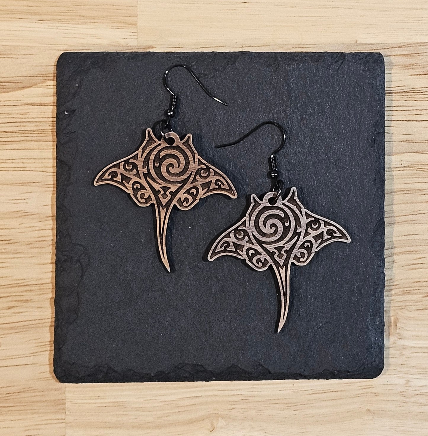 Manta Ray Earrings