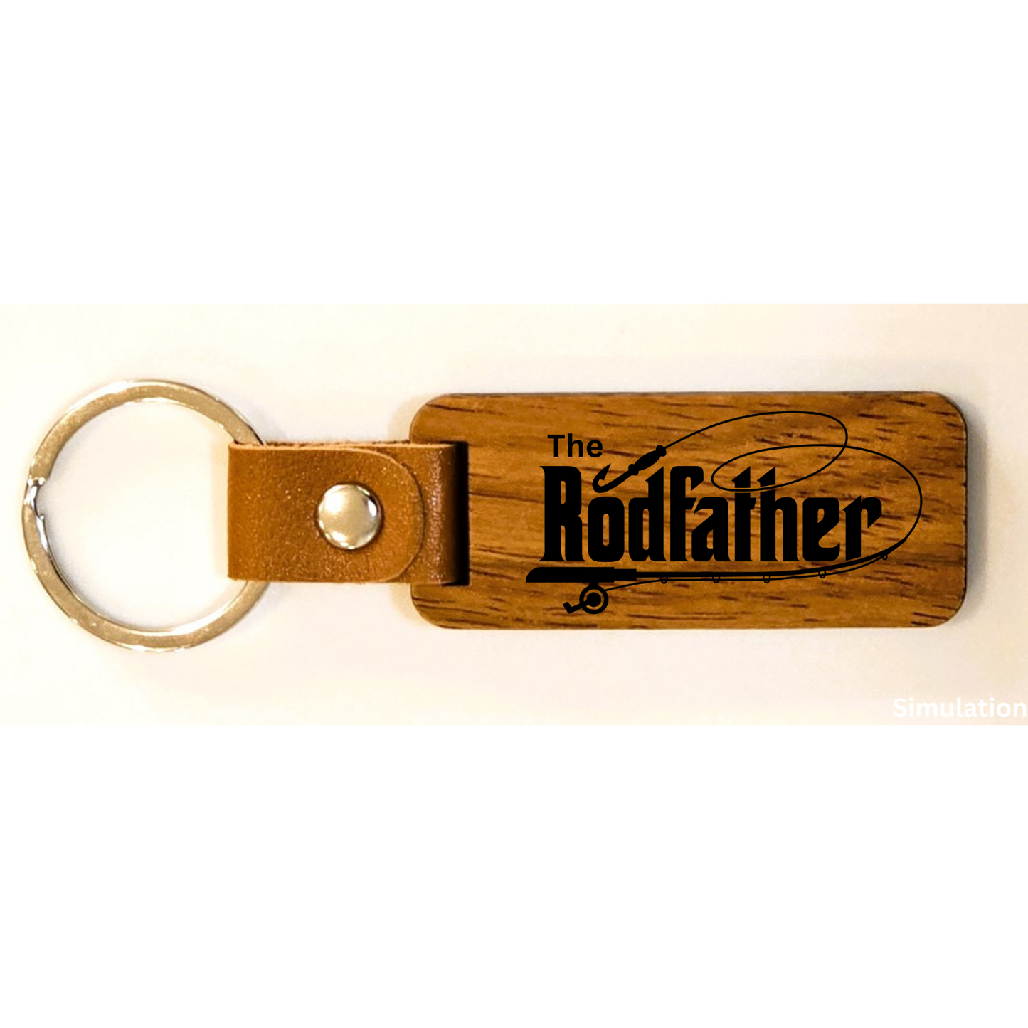 Father's Day Keyrings. Laser Engraved.