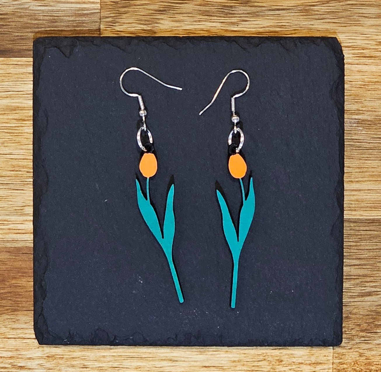 Floriade Inspired Tulip Earrings. - Star Squiggle Hash