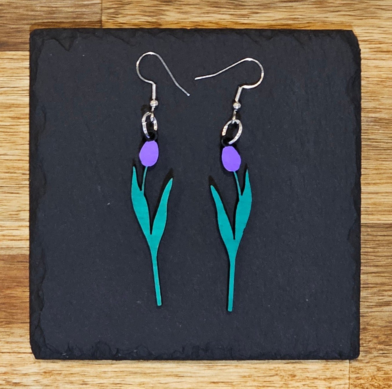 Floriade Inspired Tulip Earrings. - Star Squiggle Hash