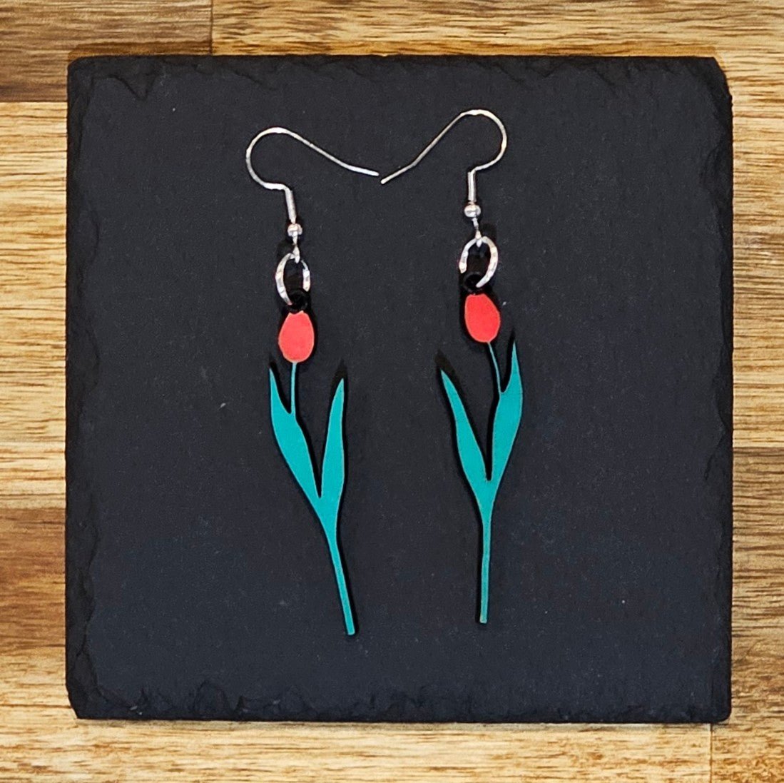 Floriade Inspired Tulip Earrings. - Star Squiggle Hash