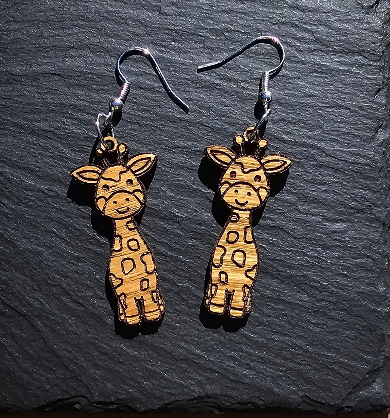 Giraffe Earrings. Free Shipping. - Star Squiggle Hash