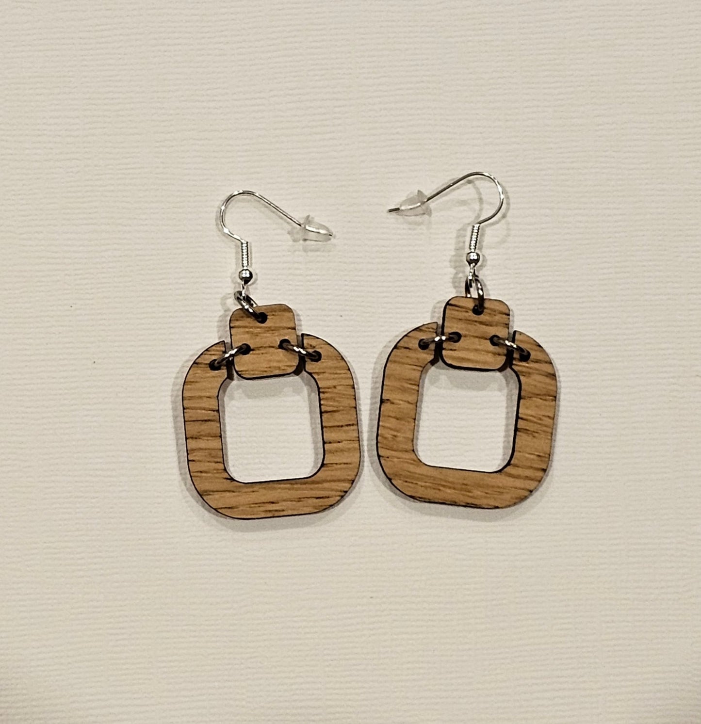 Interlinked Earring. Free Shipping. - Star Squiggle Hash