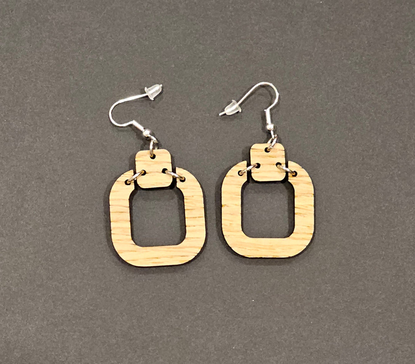 Interlinked Earring. Free Shipping. - Star Squiggle Hash