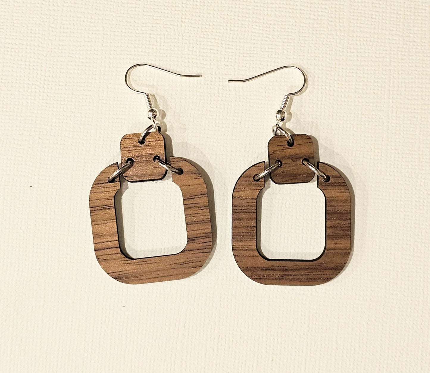 Interlinked Earring. Free Shipping. - Star Squiggle Hash