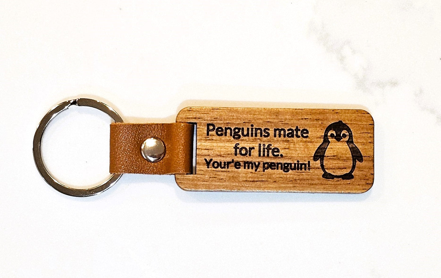 Penguin Keyring - Star Squiggle Hash
