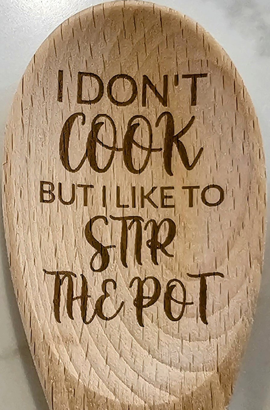 Wooden Spoon - Star Squiggle Hash