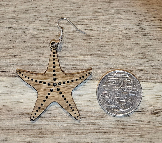 Large Starfish Earrings