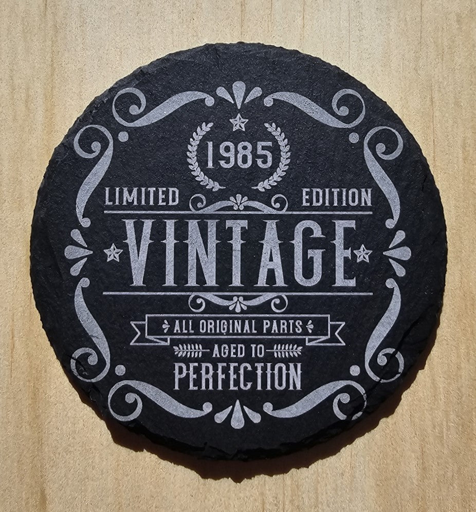 Milestone Slate Coasters – Celebrate in Style