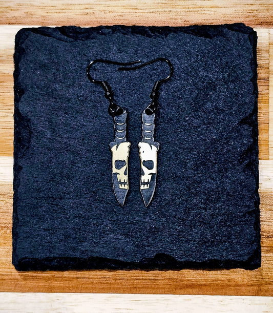 Halloween Knife Earrings