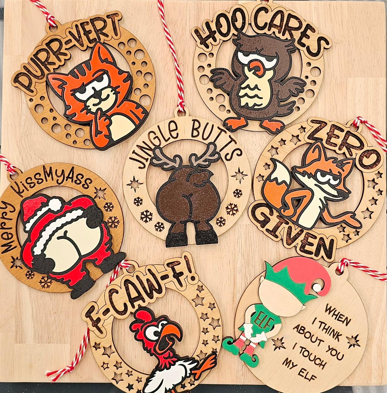 Rude Adult Only Christmas Decorations