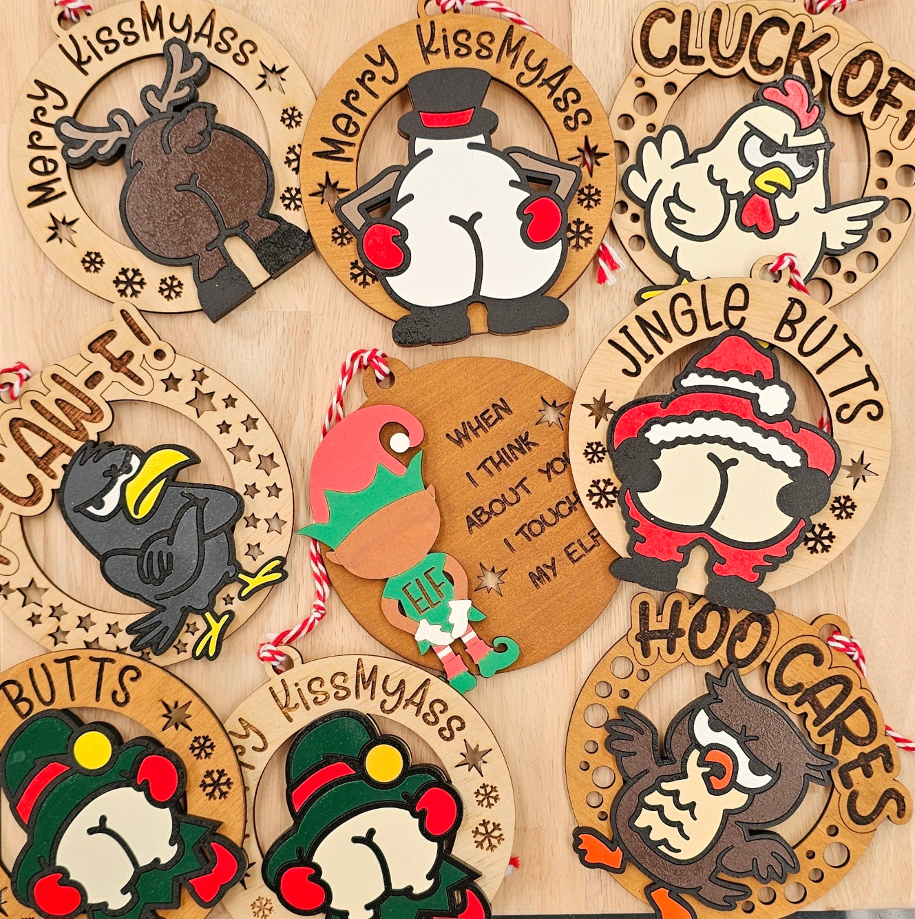 Rude Adult Only Christmas Decorations