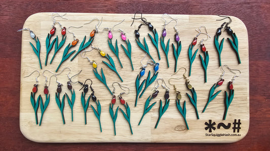 Tulip Earrings.