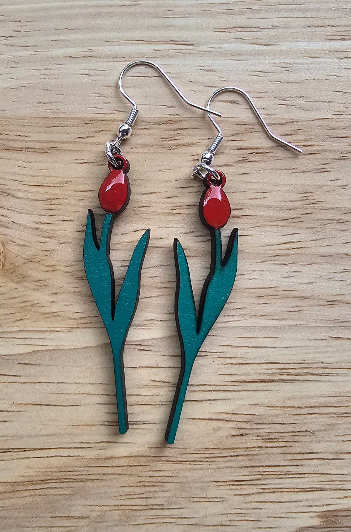 Tulip Earrings.