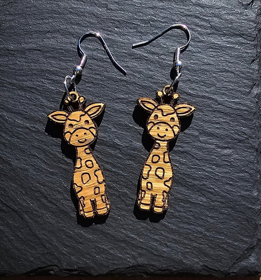 Giraffe Earrings. Free Shipping. - Star Squiggle Hash