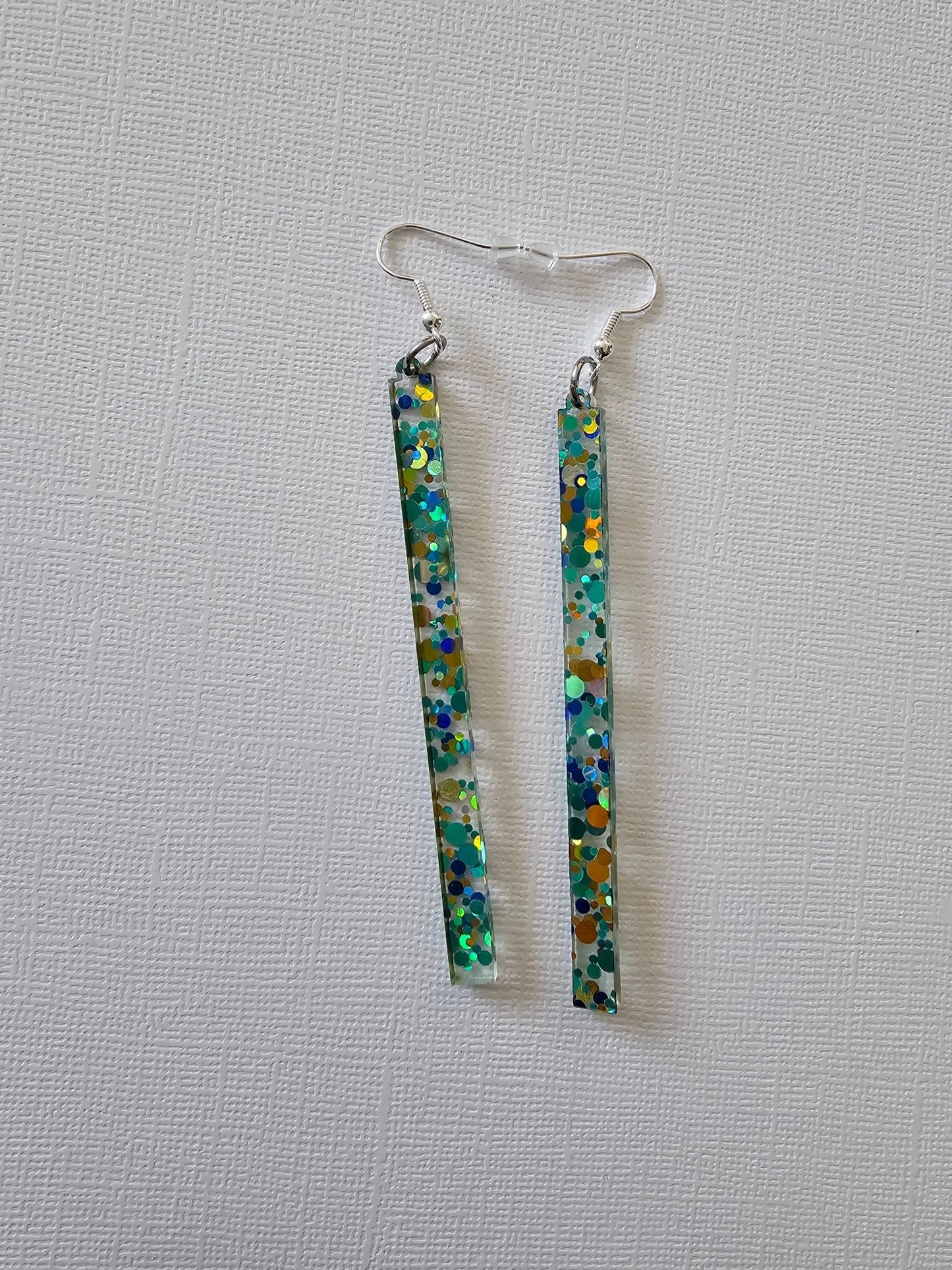 Minimalist Icicle Earring. Free Shipping. - Star Squiggle Hash